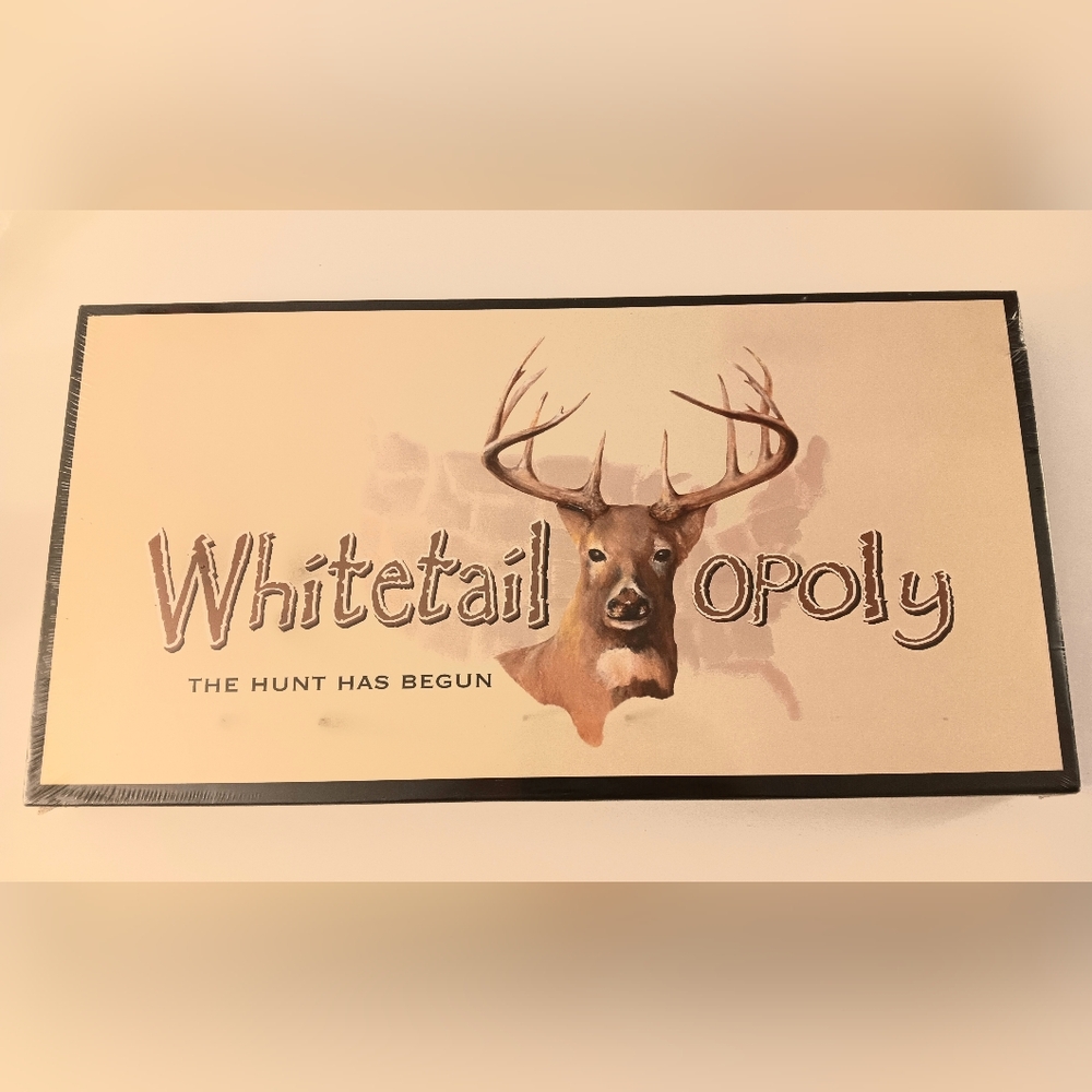 Whitetail Opoly Board Game Hunting Sealed NEW Late For The‎ Sky